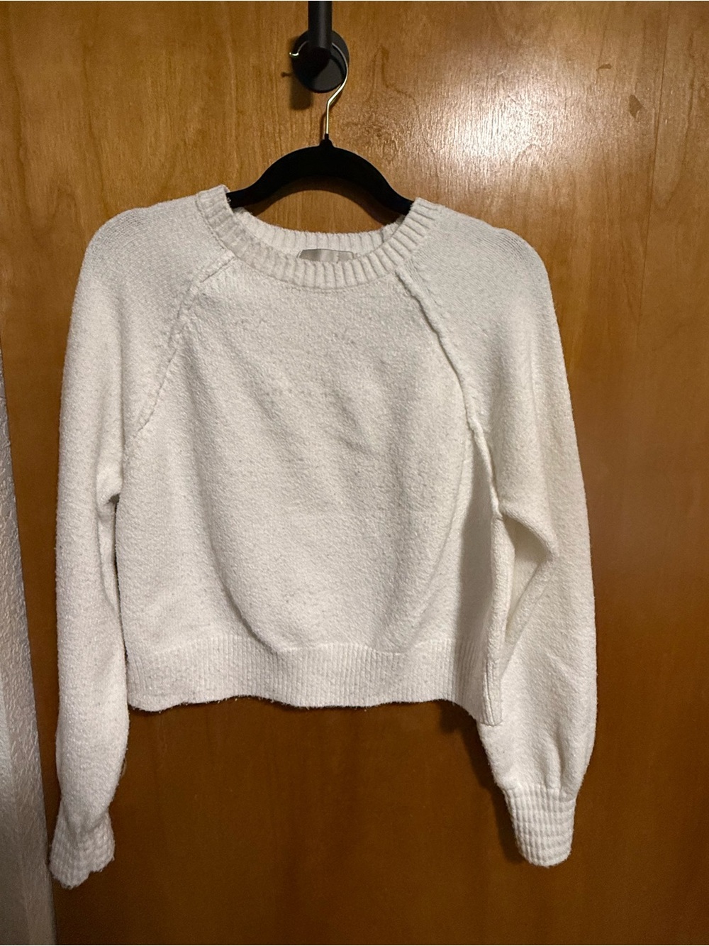 Zenana Outfitters Cream Crewneck Sweater